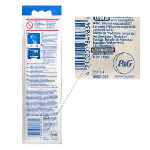 سری یدک مسواک برقی اورال بی مدل Sensitive Clean بسته 4 عددی