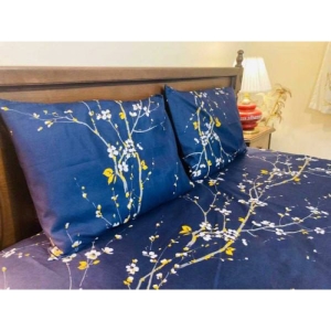 سرویس ملحفه دونفره کشدار 180 طرحدار 3 تکه Cheshik مدل شاخه