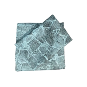 سرویس ملحفه تکنفره دورکش تترون ۲تکه Cheshik مدل سنگی سایز ۹۰*۲۰۰ سانتی متر