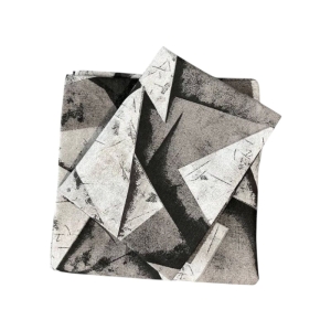 ملحفه تشک مهمان زیپدار همراه روبالشی طرح لوزی سایز ۱۹۵*۹۵