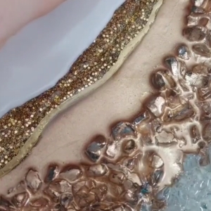 تابلو مذهبی رزینی با ورق طلا