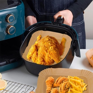 کاغذ نسوز سرخ کن بدون روغن بسته 50 عددی مدل مربعی