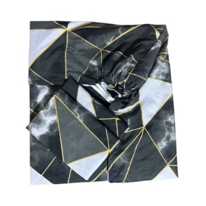 ست ملحفه دونفره و روبالشی Cheshik + کش نظم دهنده مدل هندسی سایز 160*200