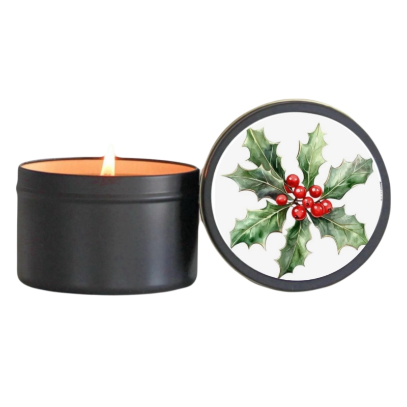 شمع معطر جار فلزی مدل کاج