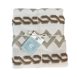 شال مبل کورن وال مدل زیگزاگی ابعاد ۱۴۰*۱۸۰ سانتی‌متر