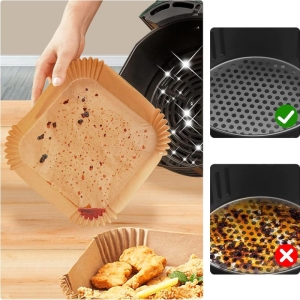 کاغذ نسوز سرخ کن بدون روغن بسته 50 عددی مدل مربعی