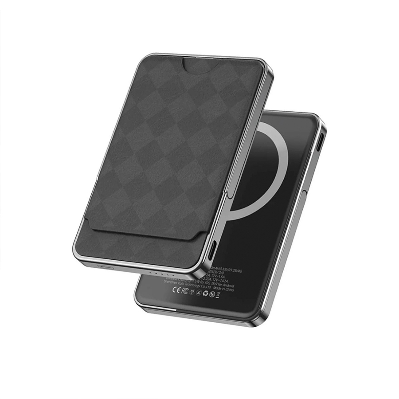 پاوربانک 5000mAh مگ سیف و استند گرین لاین مدل Moreno