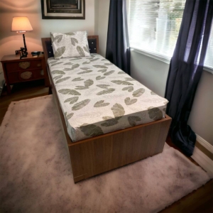 روتشکی کشدار یکنفره 2 تکه Cheshik مدل بیدمجنون + کش اضافه سایز 90*200 سانتی متر