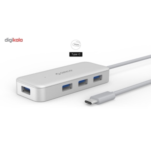 هاب USB-C چهار پورت اوریکو مدل TC4U-U3