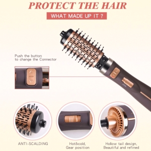 سشوار برس دار چرخشی انزو پروفیشینال مدل EN-743