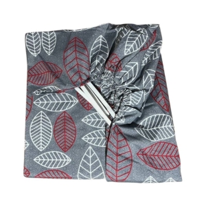 ملحفه تخت یکنفره کشدار Cheshik + روبالشی مدل ماکا تترون نساجی بروجرد