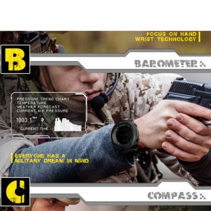 ساعت مچی دیجیتال مردانه نورث اج مدل APACHE 3 رنگ خاکی