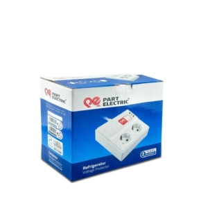 محافظ ولتاژ یخچال 2 خانه پارت الکتریک با کابل 3 متری کد 981