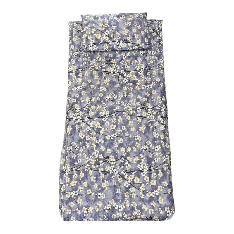 ملحفه زیپدار تشک زمینی طرح شکوفه بهاری کد Sh0230