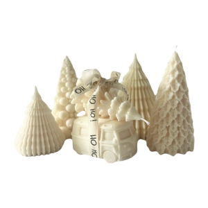 شمع کریسمس مجموعه 6 عددی