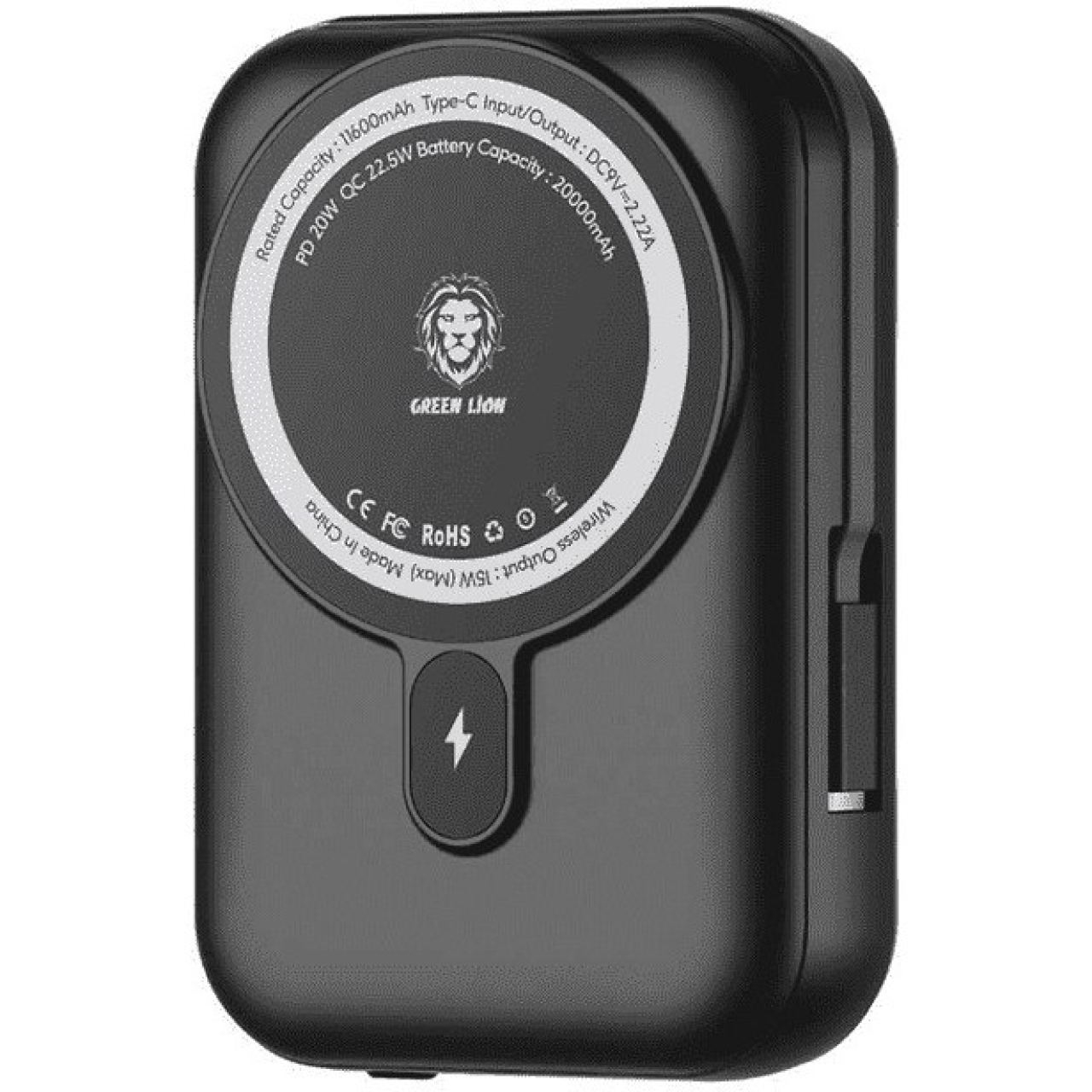 پاوربانک گرین لاین مدل Monaco ظرفیت ۲۰۰۰۰ میلیآمپر