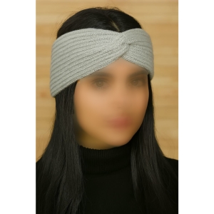 هدبند بافتنی زنانه مدل گره ای