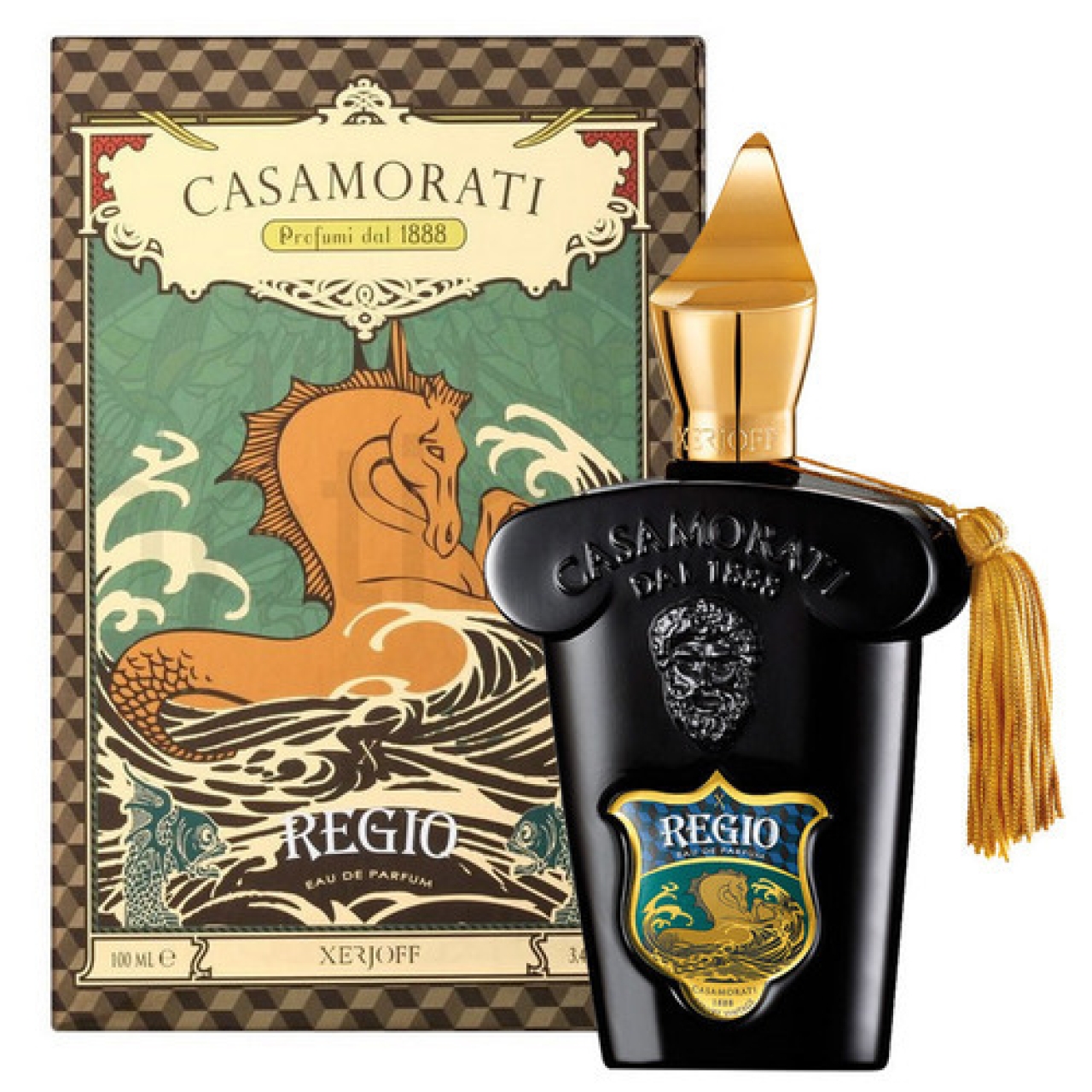 ادو پرفیوم مردانه زنانه هارد باکس کازاموراتی مدل رجیو حجم 100 میلی لیتر