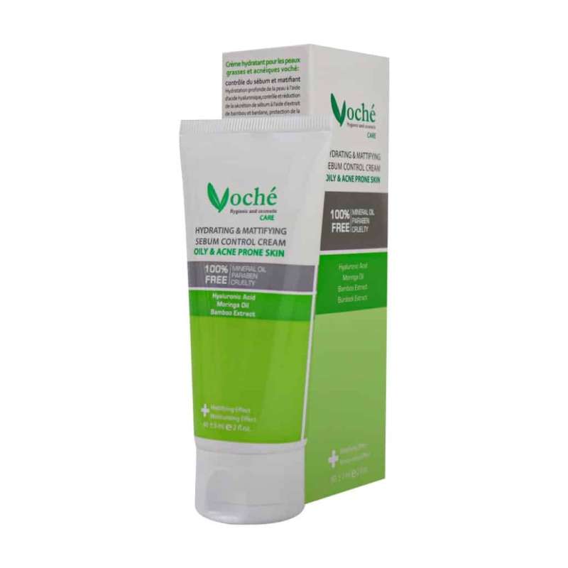 کرم آبرسان وچه مخصوص پوست‌ های چرب و مستعد آکنه حجم 60 میل