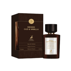 ادکلن زنانه مردانه الحمبرا مدل اسموکت عود اند وانیلا حجم ۱۰۰ میل