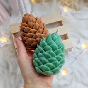 شمع میوه کاج مجموعه 3 عددی