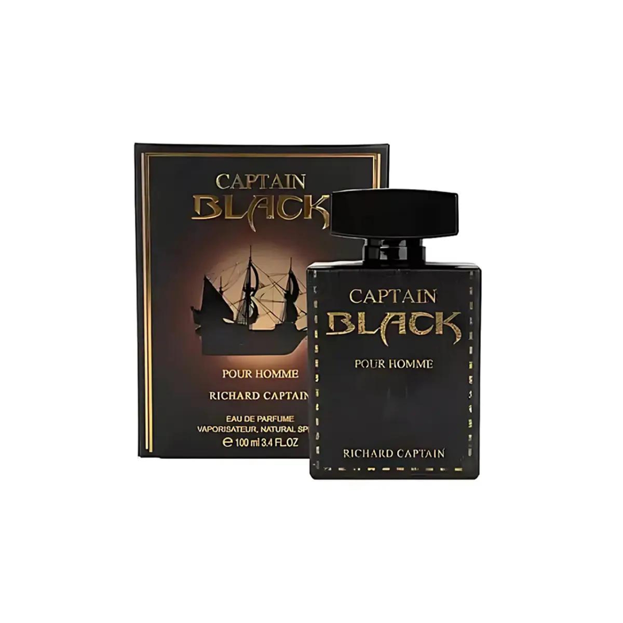 ادوپرفیوم مردانه کاپتان بلک مدل RICHARD CAPTAIN حجم 100 میل