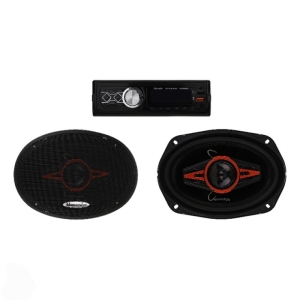 اسپیکر خودرو مکسیدر pl-6919 به همراه پخش خودرو مکسیدر مدل ls-8862