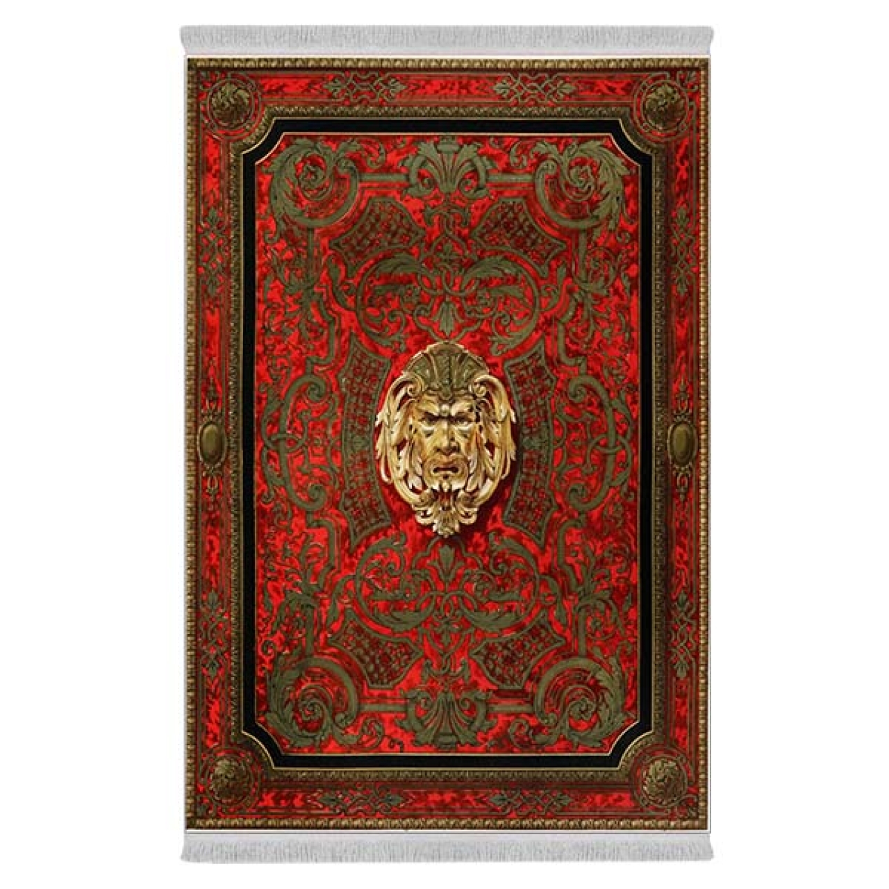 فرش پارچه‌ای دفه مدل فرشینه طرح مدرن کد 8087