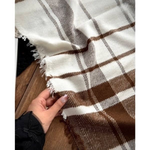 شال موهر دور ریش مدل چهارخانه