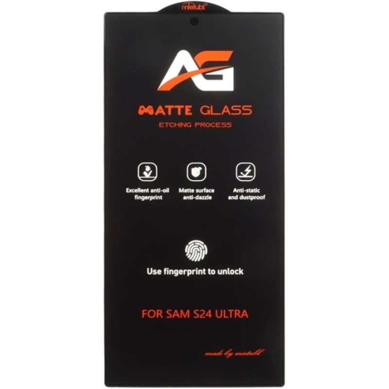 محافظ صفحه نمایش آنتی استاتیک مات AG Etching مناسب برای گوشی سامسونگ Samsung Galaxy S24 Ultra