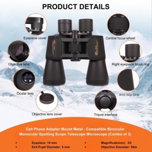 دوربین دوچشمی گالیور مدل 100X50