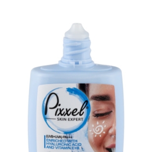 کرم ضد آفتاب بی رنگ پیکسل SPF50 پوست چرب و جوش دار و مختلط حجم 50میل