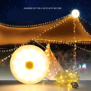 نور مخصوص کمپ به همراه ریسه ده متری مدل WBC 100