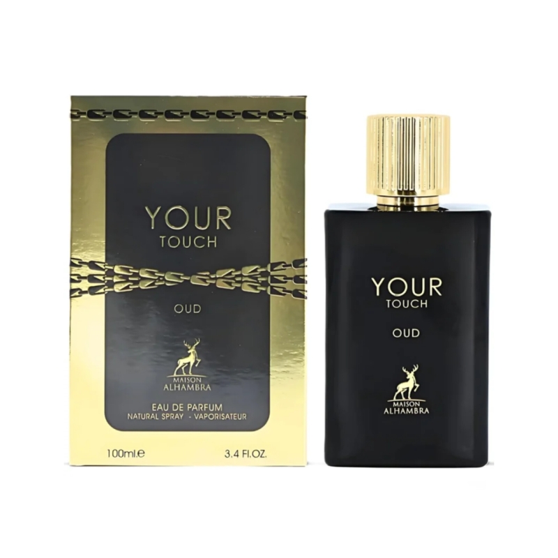 ادکلن مردانه الحمبرا مدل یور تاچ عود حجم ۱۰۰ میل