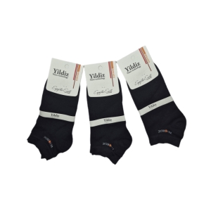 جوراب مردانه ساق کوتاه یلدیز مدل انرژی بسته 3 عددی