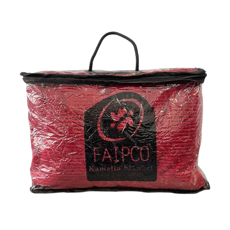 پتو مسافرتی یکنفره سبک برند فایپکو (FAIPCO) مدل کبریتی سایز ۱۶۰*۲۲۰ سانتی متر