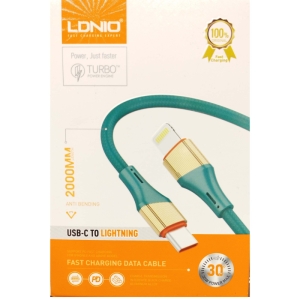 کابل تبدیل USB-C به لایتنینگ الدینیو مدل LC632i طول 2 متر