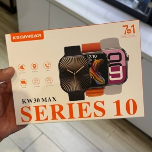 ساعت هوشمند اپل مدل KW30 MAX با7 بند سیلیکونی