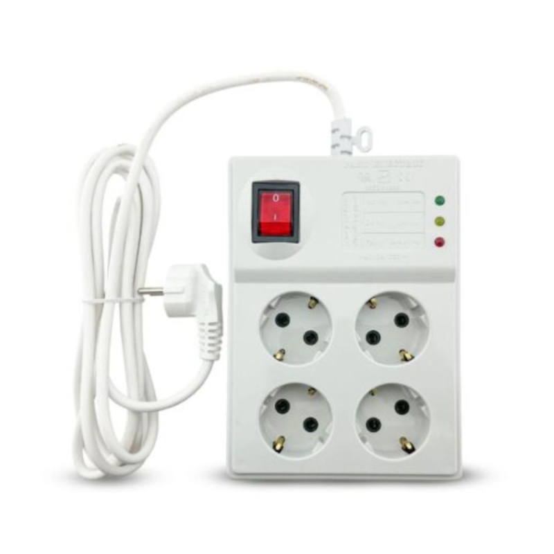 محافظ ولتاژ 4 خانه پارت الکتریک با کابل 1.8 متری کد 2204