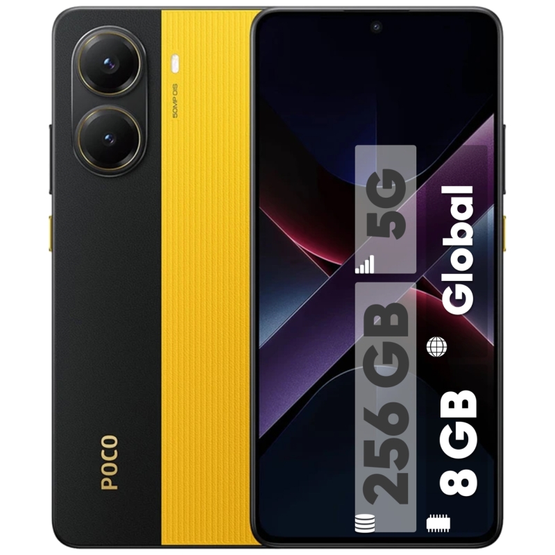 گوشی موبایل شیائومی مدل Poco X7 Pro دو سیم کارت ظرفیت 256 گیگابایت و رم 8 گیگابایت - گلوبال