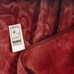 پتو گلبافت یکنفره گل برجسته GOLBAFT + کیف سایز 160*220 سانتی متر