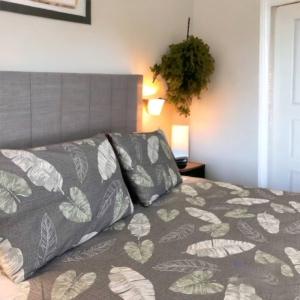 ملحفه دونفره کشدار تخت 180 + روبالشی و کش اضافه نظم دهنده Cheshik مدل سوسن