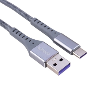 کابل شارژ و انتقال داده 6 آمپر تایپ سی فست شارژ انکر مدل Anker FC-218