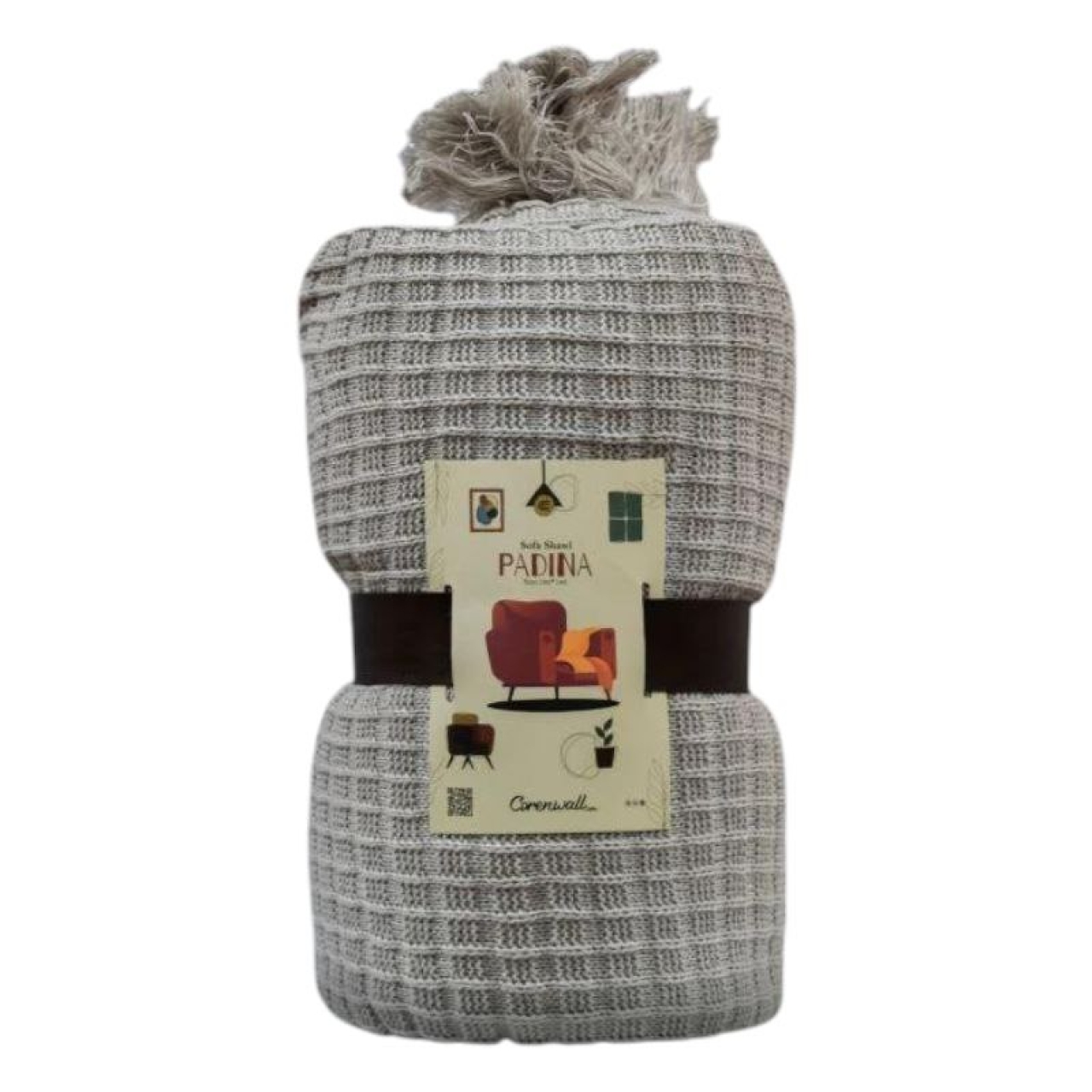 شال مبل بافت COREN WALL مدل پادینا سایز 140*180 سانتی متر