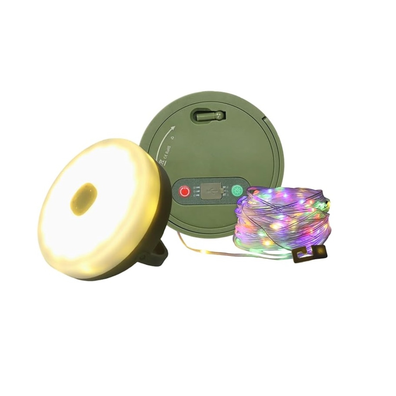 نور مخصوص کمپ به همراه ریسه ده متری مدل WBC 100