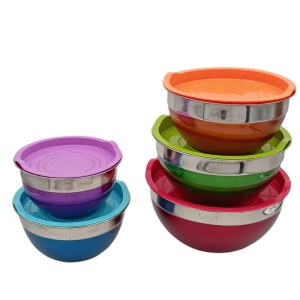 سرویس کاسه رنگی یونیک مجموعه پنج عددی