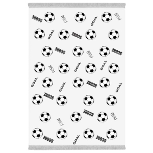 فرش پارچه‌ای دفه مدل فرشینه هازان مخمل طرح فانتزی کد 3268