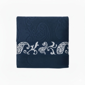 حوله حمام لاله مدل دوسر گل سایز ۱۵۰*۹۰