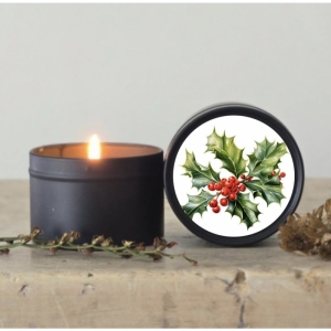 شمع معطر جار فلزی مدل کاج
