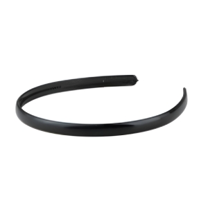 تل مو ساده مشکی نازک 1 سانتی